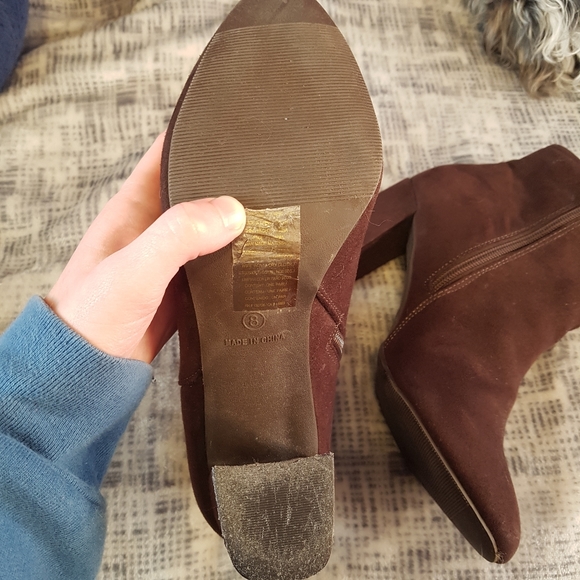 Brown Block Heels - Picture 5 of 6